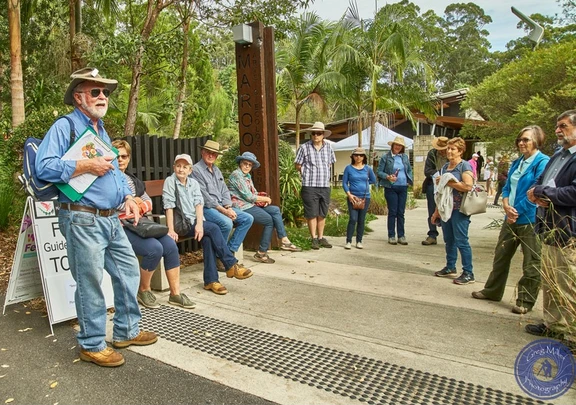 Paul leads a guided walk during Natives Naturally 2019