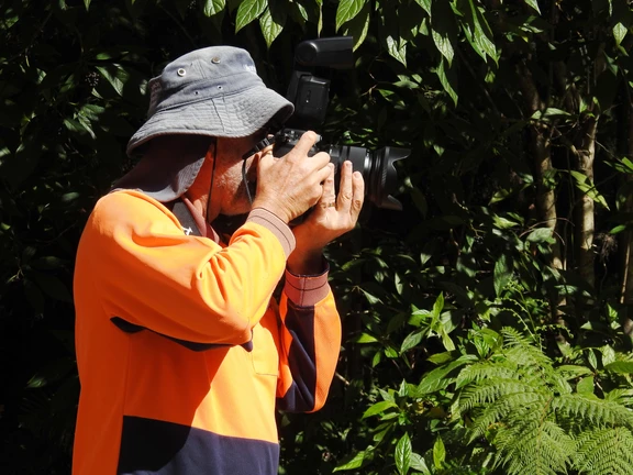 Greg, our photographer, at work (April 2019)